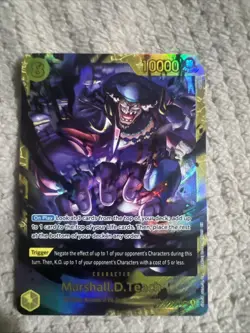 Marshall D Teach OP16-119 SEC - One Piece TCG The Time Of Battle - NM - Image 1