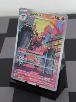 Pokemon TCG Conkeldurr 127/086 Sv: Black Bolt Holo Mint/NM - Image 4