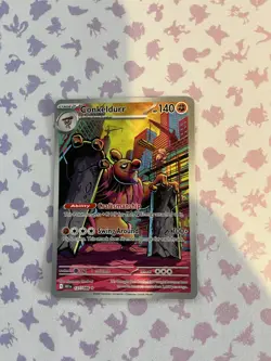 Conkeldurr 127/086 Sv: Black Bolt Holo Ir Pokemon Tcg - Image 1
