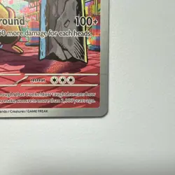 Pokemon TCG Conkeldurr Illustration Rare Full Art Holo 127/086 Sv: Black Bolt 1… - Image 4