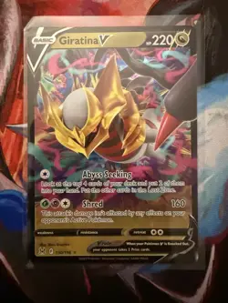 Pokemon Giratina v TCG Card Lost Origin Half Art Rare, 130/196 - Image 1