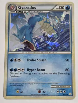 Gyarados - Cracked Ice Holo 4/123 HeartGold SoulSilver Promo Pokemon Card TCG - Image 1