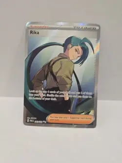 Pokemon TCG Rika Trainer Full Art Paradox Rift Ultra Rare Card 241/182 - Image 1