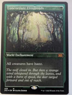 Concordant Crossroad (Foil Etched) MTG Double Masters 2022 (2X2) English NM-Mint - Image 1