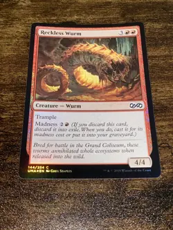 Reckless Wurm 144/254 Foil Ultimate Masters MTG Magic The Gathering C9102* - Image 1