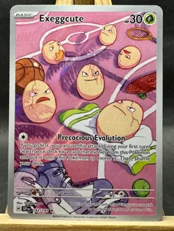 Exeggcute - Illustration Rare Pokemon TCG SV08: Surging Sparks 192/191 NM - Image 1
