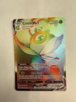 Celebi VMAX 199/198 Secret Rare SWSH06: Chilling Reign Pokemon TCG NM - Image 1
