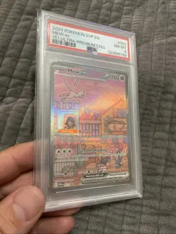 2023 Pokemon Svp En-Sv Black Star Promo #053 Mew Ex 151 Ultra-Premium Coll PSA 8 - Image 3