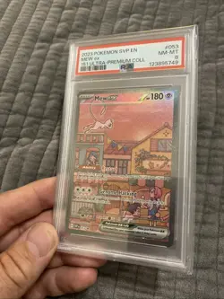 2023 Pokemon Svp En-Sv Black Star Promo #053 Mew Ex 151 Ultra-Premium Coll PSA 8 - Image 4