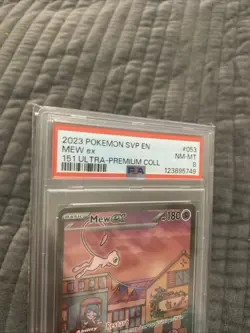 2023 Pokemon Svp En-Sv Black Star Promo #053 Mew Ex 151 Ultra-Premium Coll PSA 8 - Image 5