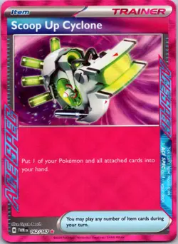 Scoop Up Cyclone 162/167 ACE SPEC Rare Twilight Masquerade Pokemon Holo NM - Image 1