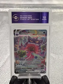 Pokemon Gengar VMAX Alt Art TGA 10 Pristine Fusion Strike #271 💎 - Image 1