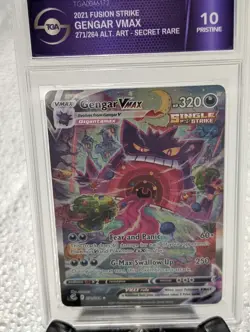 Pokemon Gengar VMAX Alt Art TGA 10 Pristine Fusion Strike #271 💎 - Image 5