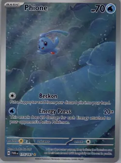 Phione 175/167 Holo - Pokemon SV06: Twilight Masquerade - Image 1