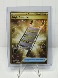 Pokemon Night Stretcher Trainer Full Art Holo Gold Rare 251/191 - Image 1