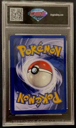 Pokemon 1999 Fossil Slowpoke 55/62 Regular Common English DSG 8 Graded - Image 2