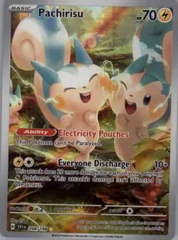 Pachirisu 208/198 Holo - Pokemon SV01: Scarlet & Violet Base Set - Image 1