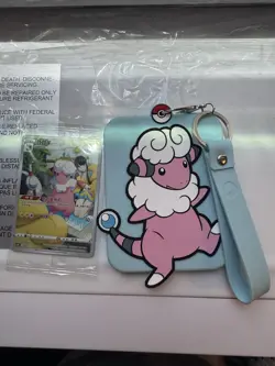 Pokemon TCG Chinese Flaffy Exclusive Sealed Promo With Keychain Holder - Image 1