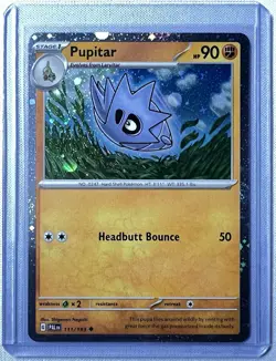 Pokemon TCG Pupitar 111/193 Paldea Evolved Cosmo Reverse Holo NM - Image 1