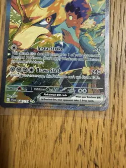Pokemon TCG Hop's Zacian EX Card 186/159 Journey Together SIR - Image 5