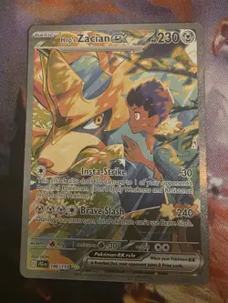 Pokemon TCG Hop's Zacian EX Card sir 186/159 Scarlet and Violet Journey Together - Image 1