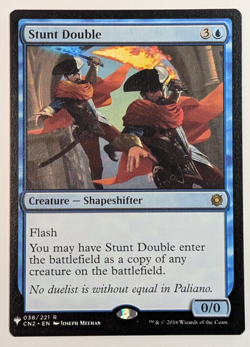 MTG - 1x Stunt Double - The List - Conspiracy 2: Take the Crown - Magic - #38 - Image 1