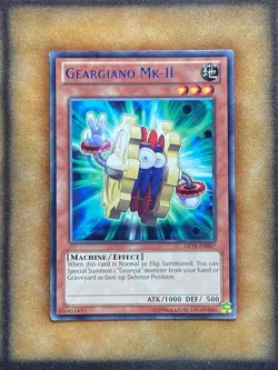 Yugioh Geargiano Mk-II DL18-EN007 Duelist League Rare BLUE LP - Image 1