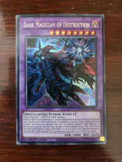 Yu-Gi-Oh Dark Magician of Destruction MZMU-EN011 Secret Rare 1st Edition - Image 1