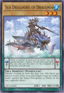 Sea Dragoons of Draconia - CROS-EN000 - Rare - Unlimited Edition - Lightly Playe - Image 1