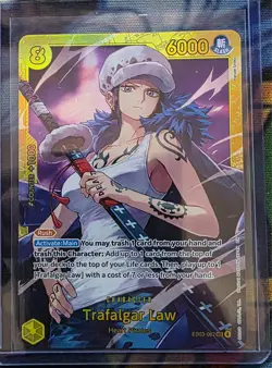 One Piece Card Game Trafalgar Law EB03-062 SEC Mint - Image 1