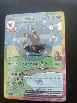 Umbreon Ex (Bubble Mew Inspied Hero Holo Fan Made Art Card) - Image 1
