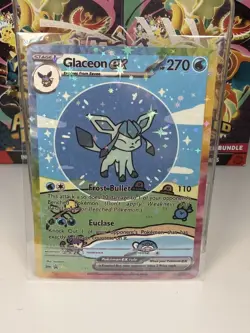 Bubble Glaceon EX - Pokemon Card - TCG Display Art Card - Star Holo - Image 1