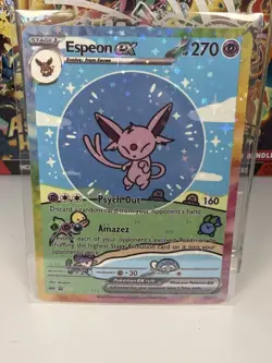 Bubble Espeon EX - Pokemon Card - TCG Display Art Card - Star Holo - Image 1