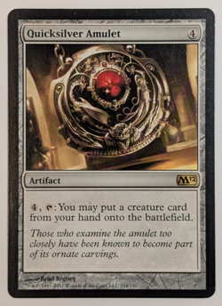MTG - 1x Quicksilver Amulet - Magic Core Set 2012 - NM/LP - Magic The Gathering - Image 1