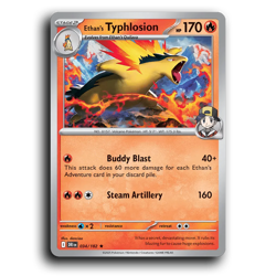 Ethan's Typhlosion 034/182 Rare Destined Rivals Pokemon Holo NM - Image 1