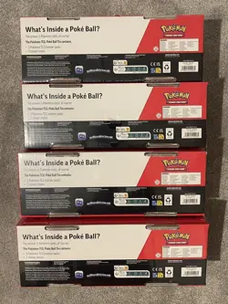 12x Pokemon TCG Poke Ball Tins Sealed Bundle Mixed Costco 3 Pack (x4) fast ship - Image 2