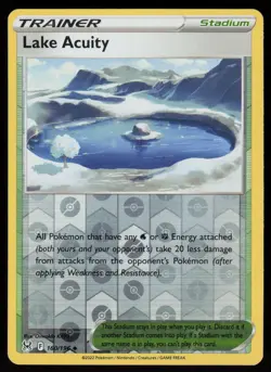Lake Acuity 160/196 Uncommon Lost Origin Pokemon Reverse Holo Lightly Played - Image 1