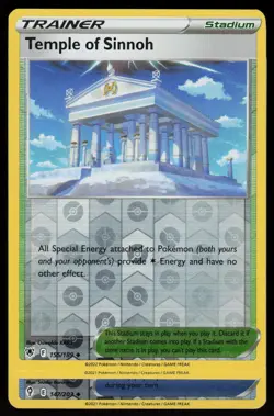 Temple of Sinnoh 155/189 Uncommon Astral Radiance Pokemon Reverse Holo LP - Image 1