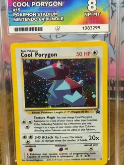 Cool Porygon Black Star Promo #15 Mint Holo Vintage WOTC 2000 Pokemon Card Ace 8 - Image 3