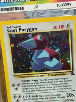 Cool Porygon Black Star Promo #15 Mint Holo Vintage WOTC 2000 Pokemon Card Ace 8 - Image 5