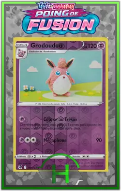 Grodoudou Reverse - EB08:Poing de Fusion - 111/264 - Carte Pokemon Francaise - Image 1