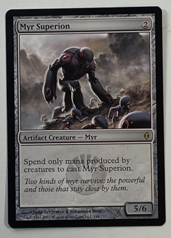 MTG - 1x Myr Superion - New Phyrexia - NM - Rare - Magic The Gathering, Myr 2011 - Image 1