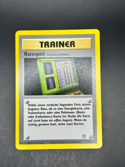 Card-Flip Game 92/111 Uncommon Neo Genesis Pokemon Unlimited Lightly Played DE - Image 1