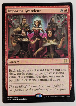 MTG - 1x Imposing Grandeur - Commander Innistrad Crimson Vow Magic The Gathering - Image 1