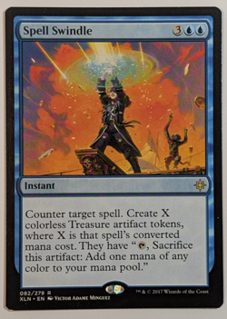 MTG - 1x Spell Swindle - Ixalan - NM/LP - Rare Blue - Magic The Gathering #82 - Image 1