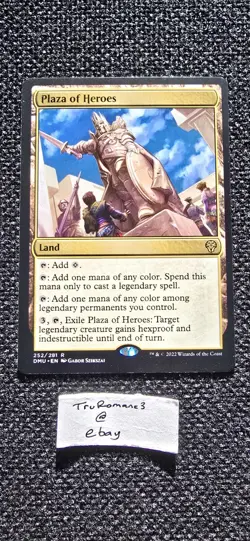 MTG Dominaria United Plaza of Heroes 252/281 Rare NM - Image 1
