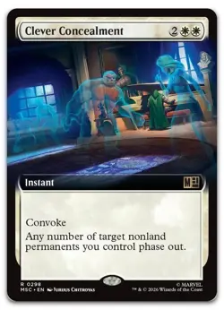 Clever Concealment (Extended Art) #298 NM Commander: Marvel Super Heroes - Image 1