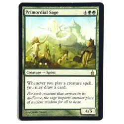 Primordial Sage LP Ravnica: City of Guilds Rare MTG See Photos Magic - Image 1