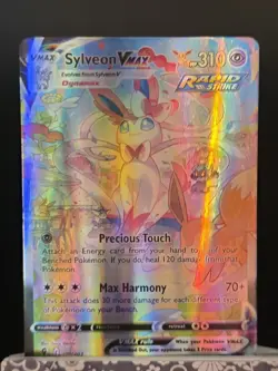 Pokemon Sylveon Vmax SWSH07: Evolving Skies 212/203 Secret Rare Poor - Image 2