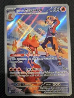 Ethan's Magcargo - 222/217 Holo Illustration Rare Ascended Heroes Pokemon NM - Image 1